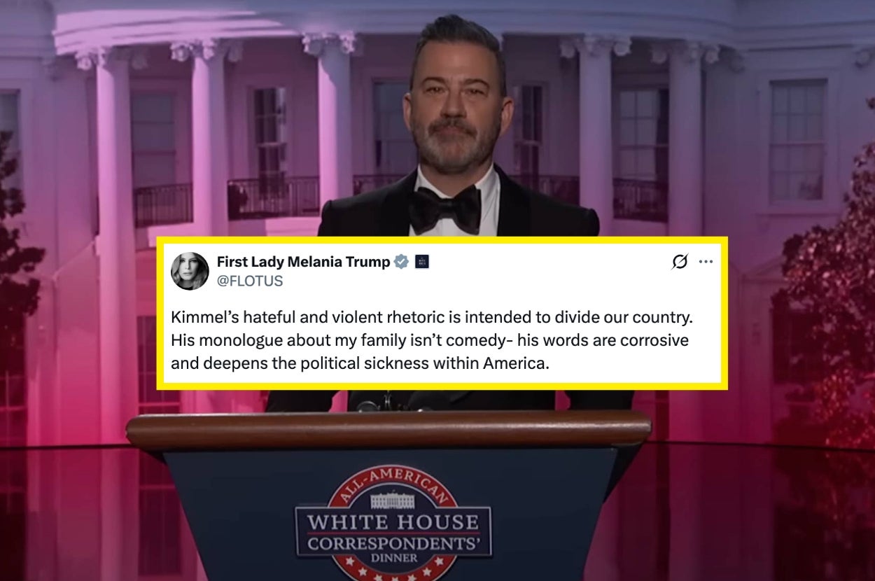 Jimmy Kimmel Pointed Out The Obvious Hypocrisy In Melania Trump Calling For Him To Be Fired