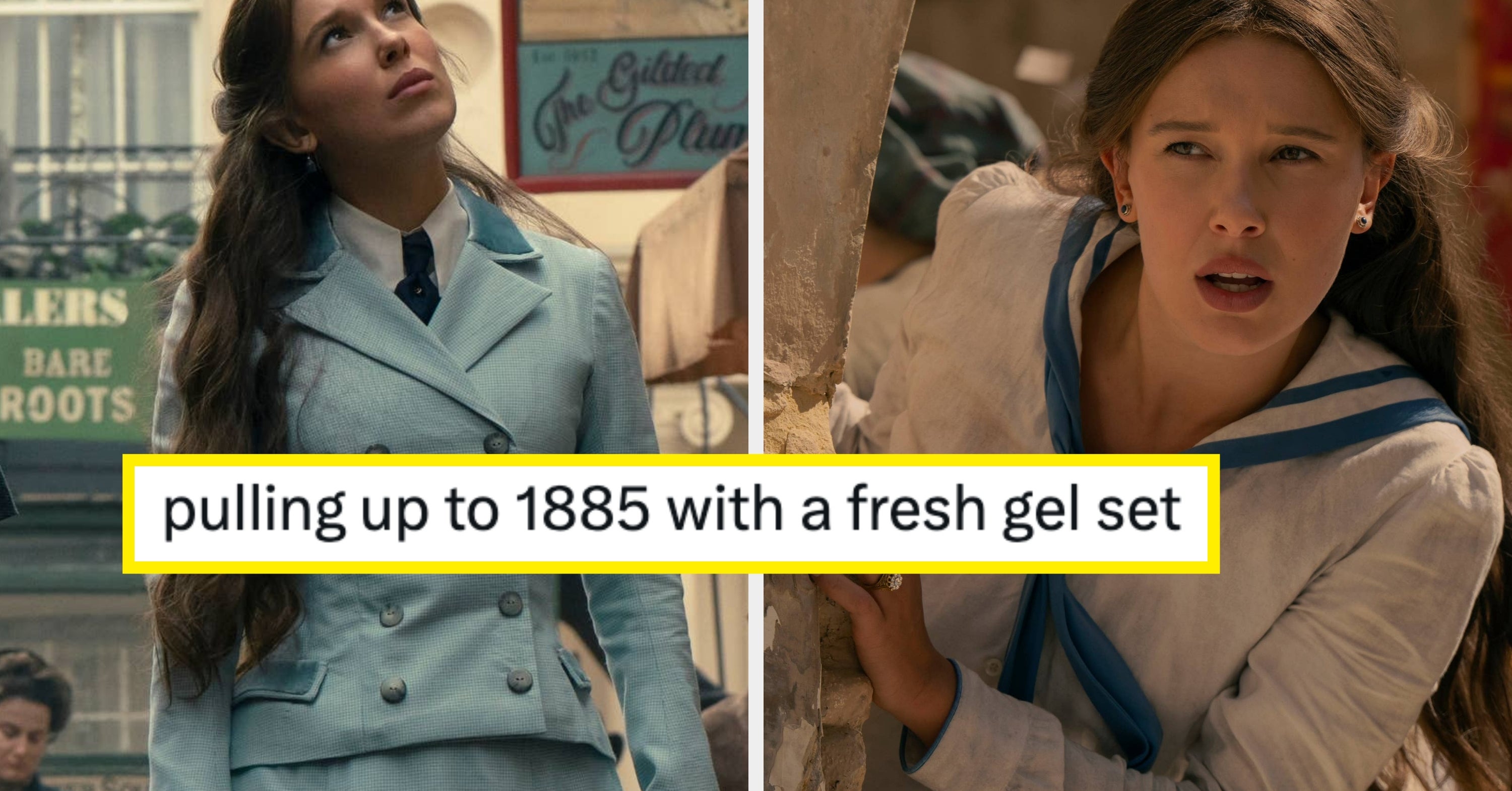 “How Was This Approved?”: Fans Are Dragging Millie Bobby Brown’s “Sloppy” Styling In These New Pics From “Enola Holmes 3”