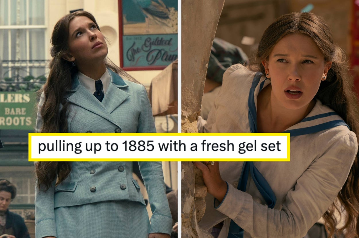 “How Was This Approved?”: People Are Dragging Millie Bobby Brown’s “Ridiculous” Nails In The Pics From Her Upcoming 1800s Period Movie