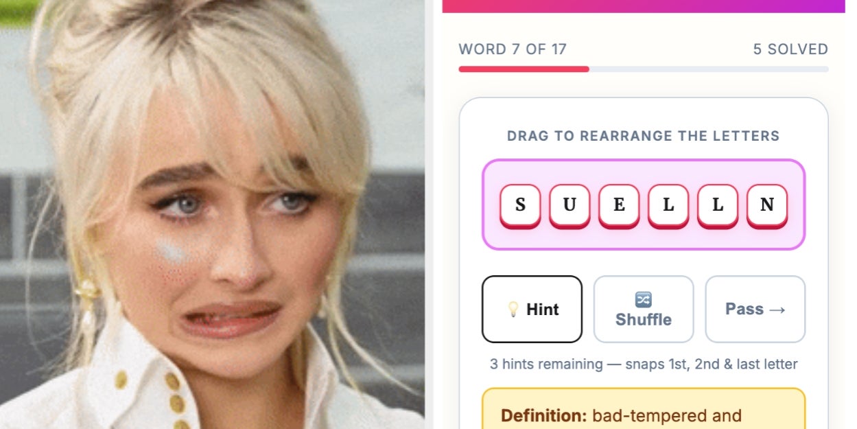 Only True Word Nerds Can Unscramble All 17 Of These SAT Vocabulary Words Without Using Any Hints