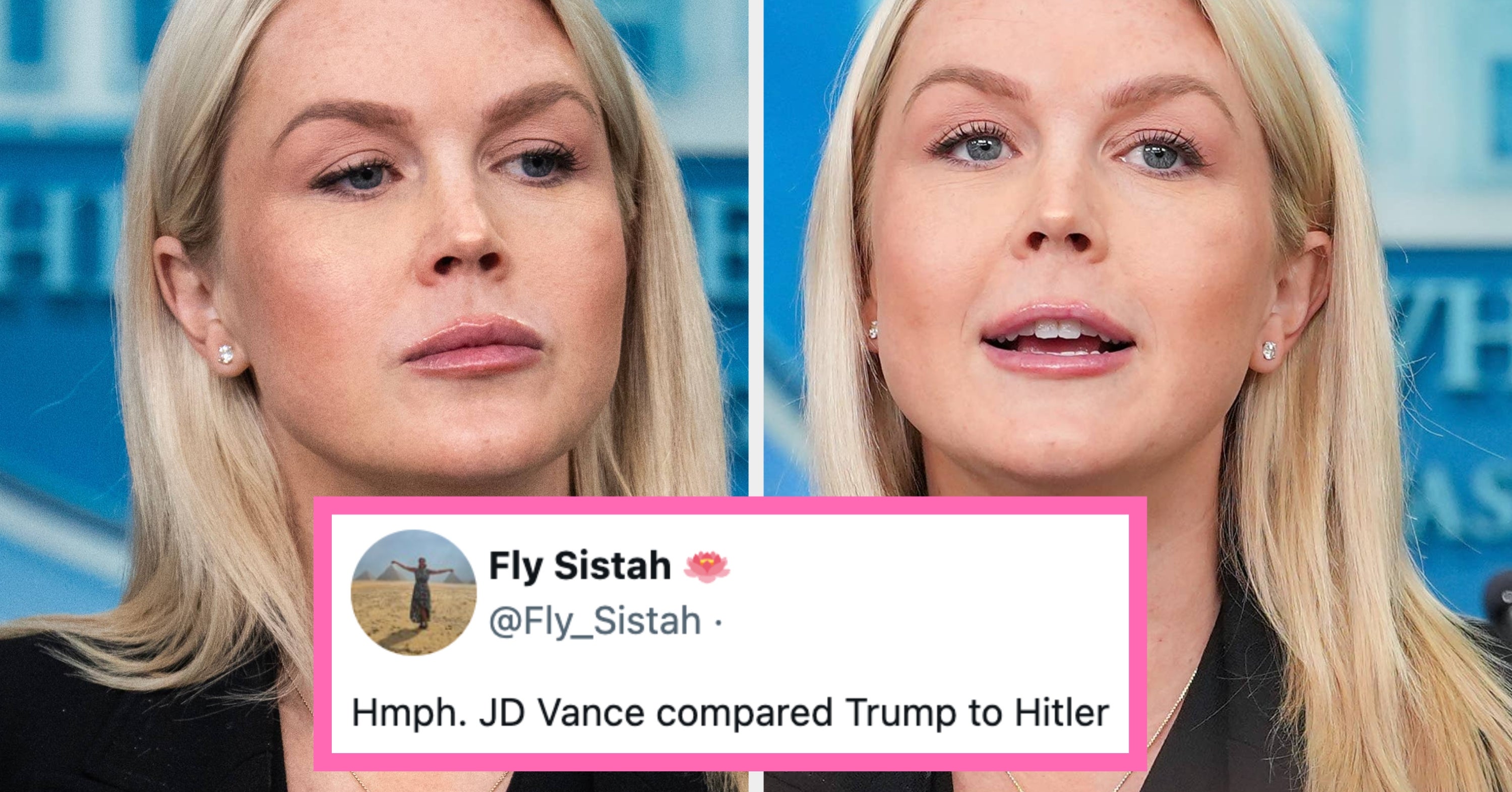 Karoline Leavitt Is Getting Absolutely Dragged Online For Her Comment About Trump And Hitler