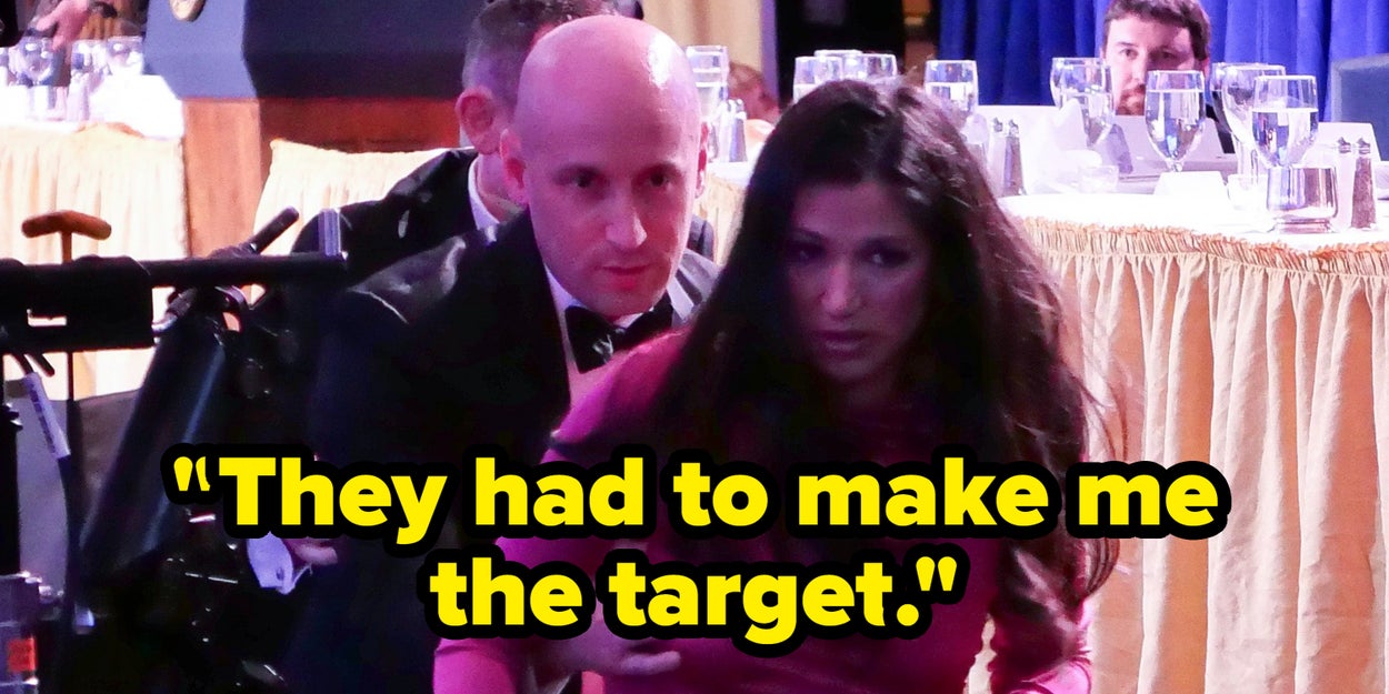 Stephen Miller's Wife Responds To Human Shield Photo