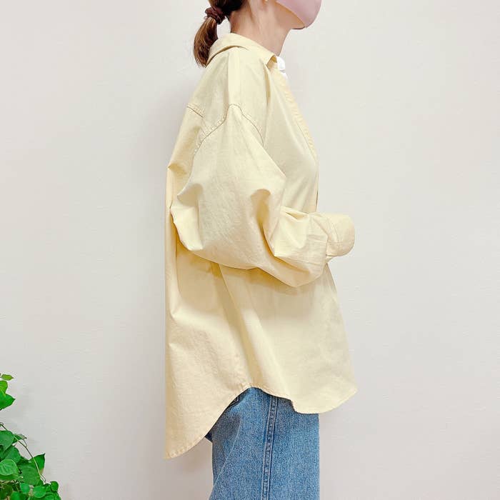 理想の大人シャツをついに見つけた！lawgyの「万能ゆったりシャツ lawgy double wind accent v neck shirt