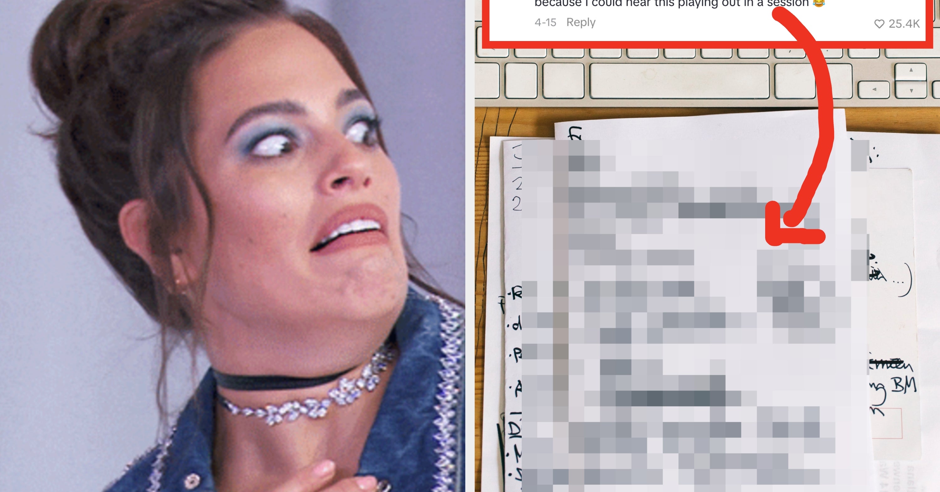 Woman Receives Date Performance Spreadsheet Review