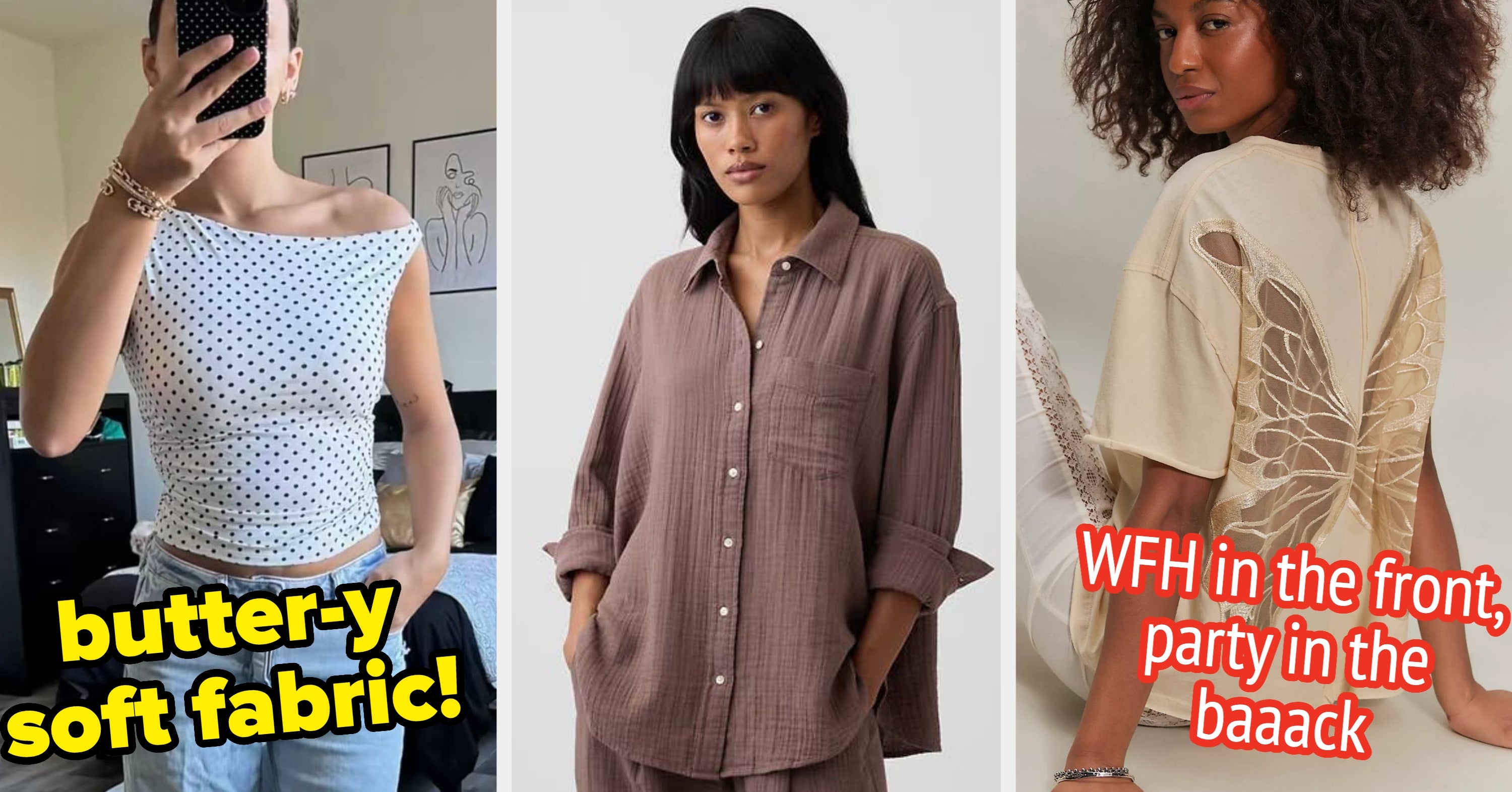 31 Comfy Tops That’ll Pair Nicely With Your Sweatpants When You’re Working From Home
