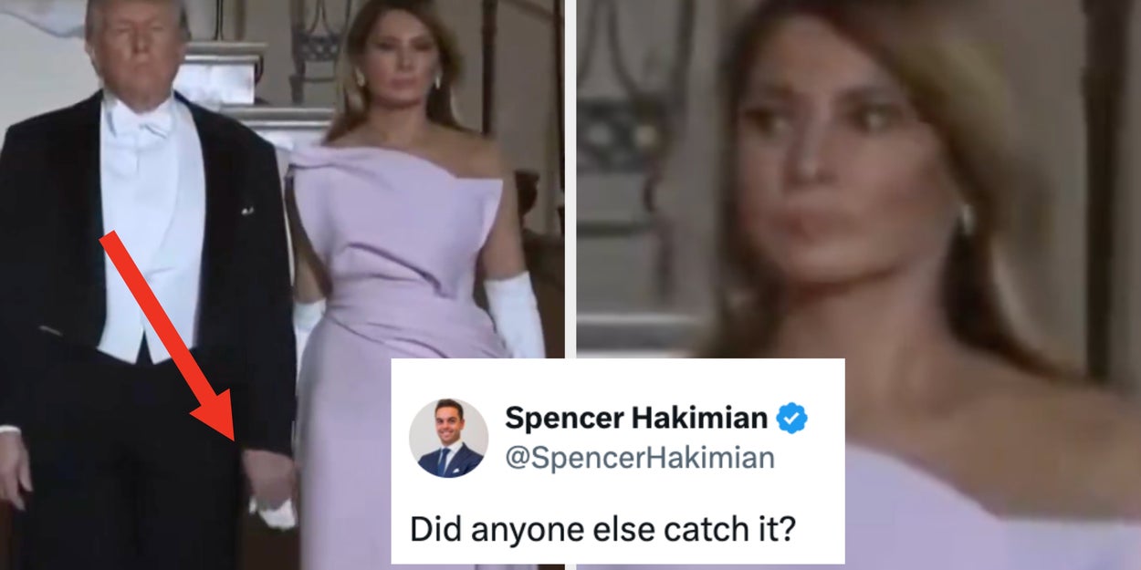 Melania Trump Just Did That "Hand Thing" Again