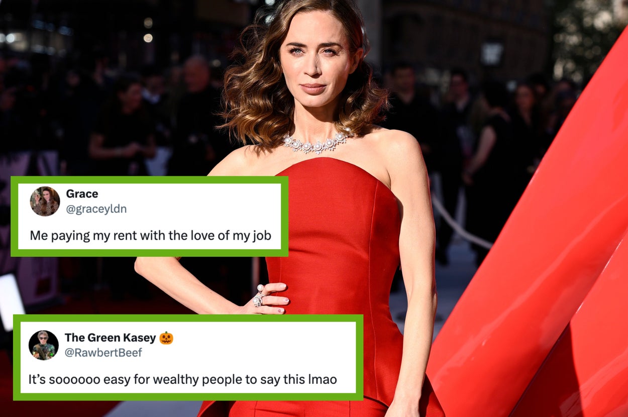 Emily Blunt Shared Some "Out Of Touch" Career Advice, And It's Reaaaaaally Not Going Over Well At All