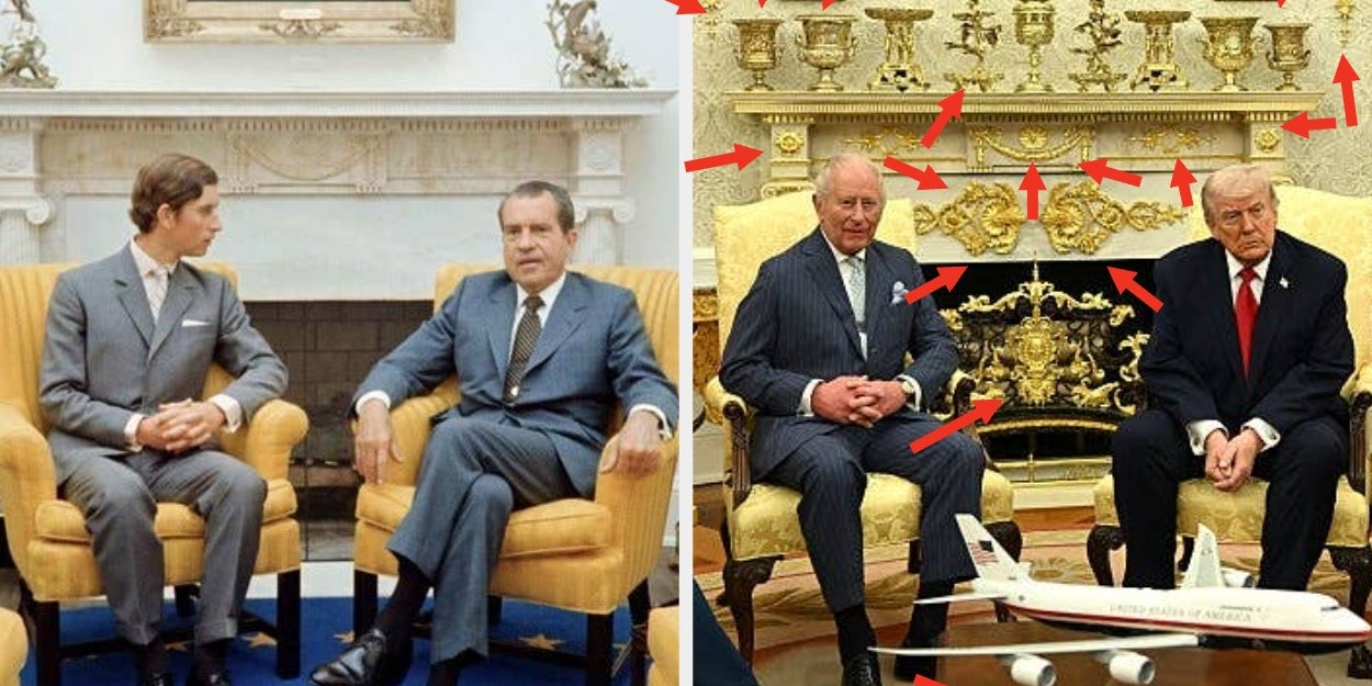 The Oval Office In 1970 Vs. The Oval Office Now Is Truly A Sight Gag