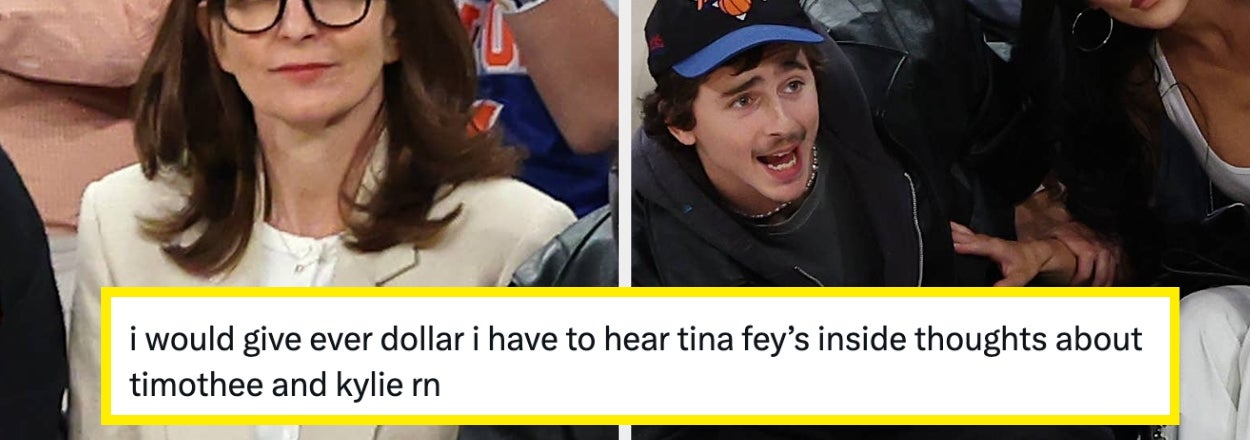 People Are Losing It Over This Awkward Pic Of Timothée Chalamet “Manspreading” Next To Tina Fey, And These Reactions Are Sending Me