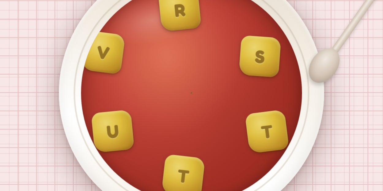 There's Six Letter Noodles Floating In This Broth — How Many Words Can You Form From Them?