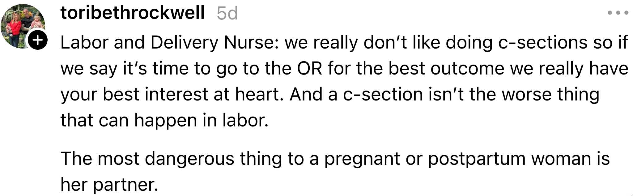Text station  astir  labour  and delivery, discussing the value  of c-sections for outcomes and mentioning spouse  hazard  to large   oregon  postpartum women