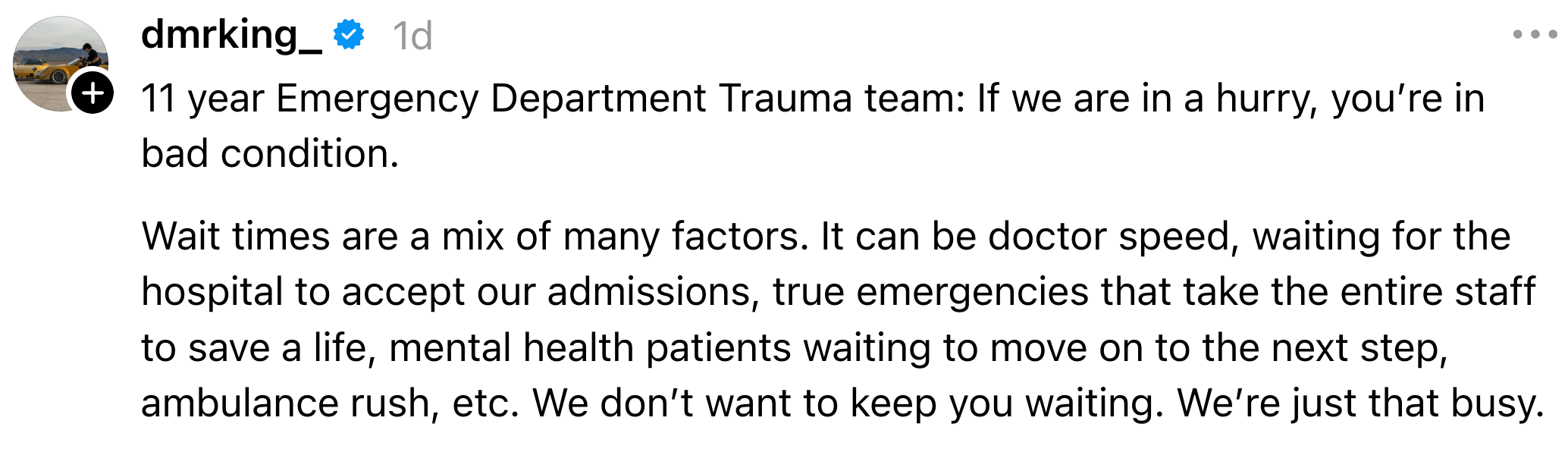 Post astir  exigency  section  hold   times and factors affecting them, emphasizing that unit   are engaged  and not wanting to support  patients waiting