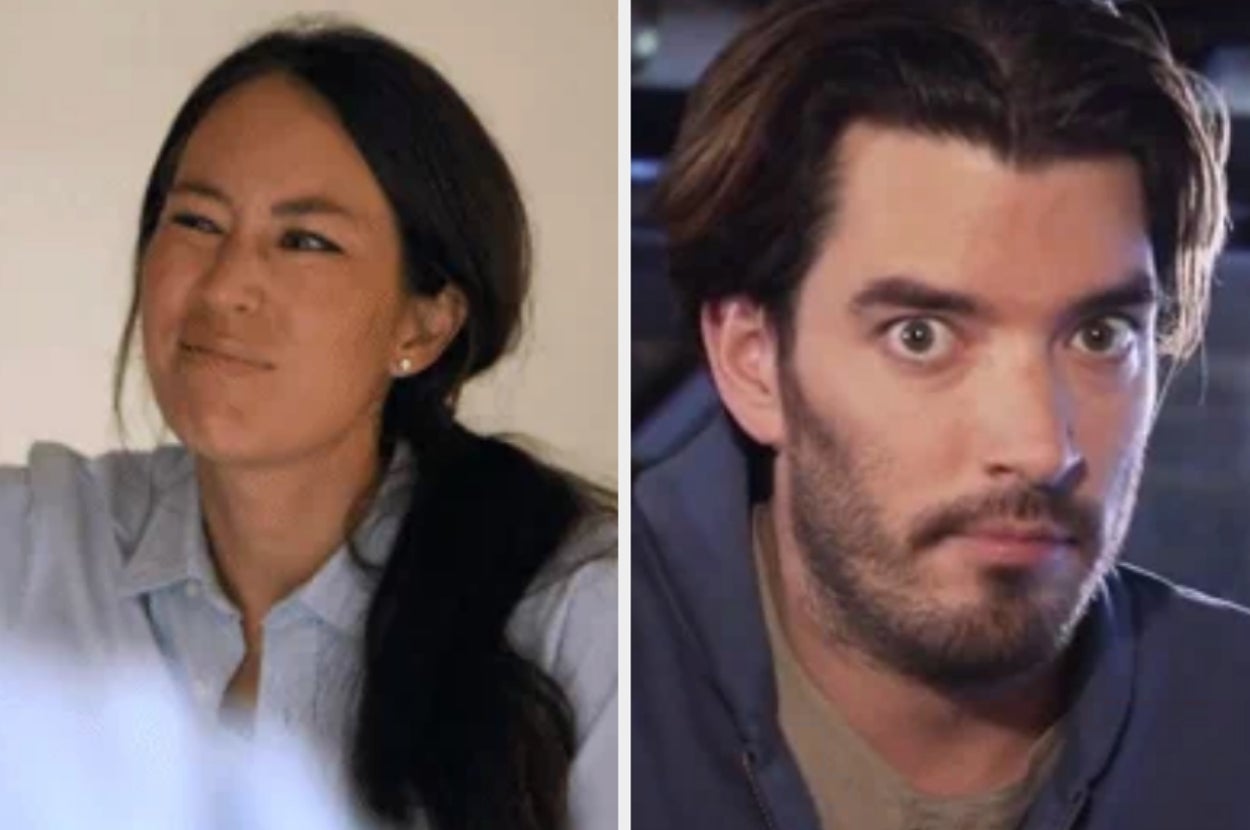 Split image of a man and a woman with concerned expressions