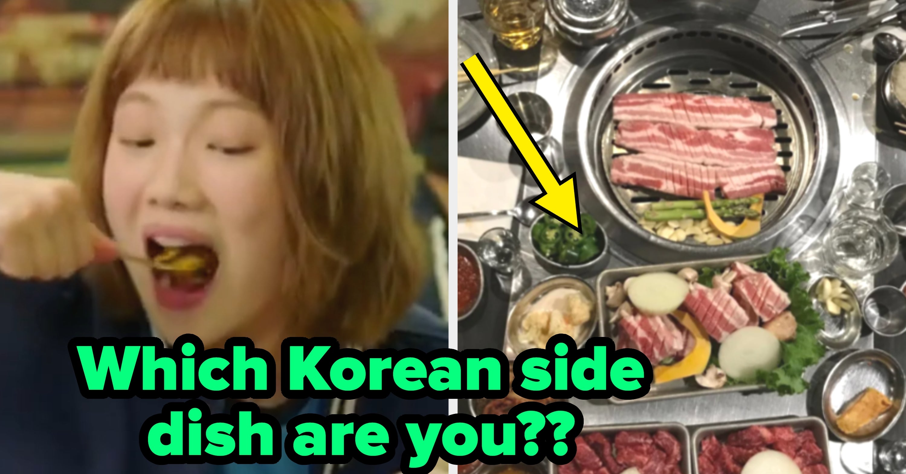 Spend Your Lunchtime Eating Korean BBQ, And I'll Tell You Exactly Which Korean Side Dish You Are