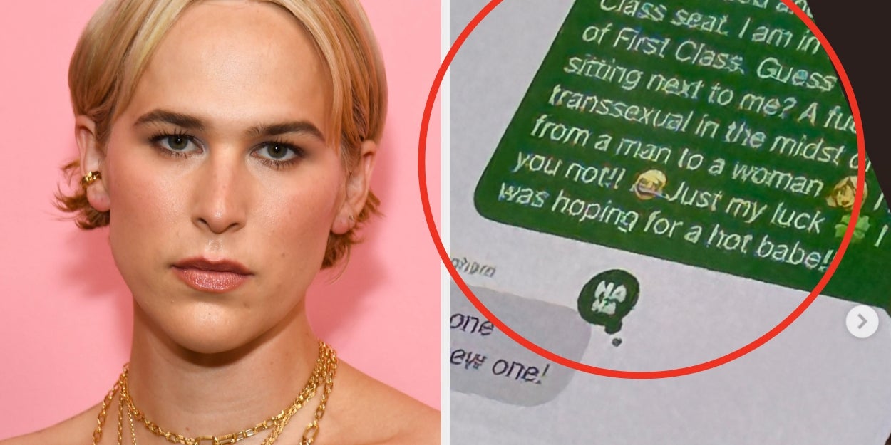 Tommy Dorfman Slams Plane Passenger's Anti Trans Texts
