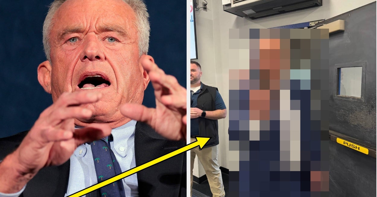 RFK Jr. Posted The Weirdest Pic Of Himself "Rescuing" Wildlife At An Airport, And People Keep Making The Same Joke