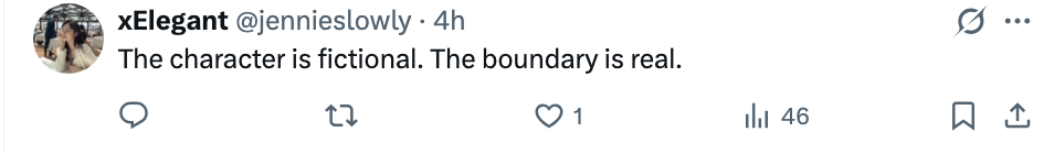  "The quality  is fictional. The bound  is real."