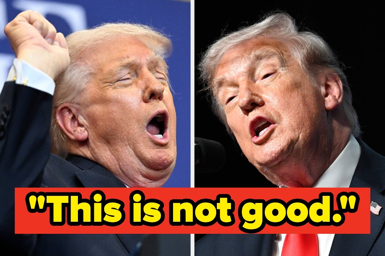 Two similar images of an expressive older man speaking; text overlay says "This is not good."