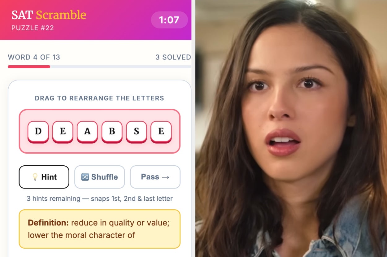 If You Can Solve This SAT Vocabulary Game, You Just Might Be A Verbal Genius