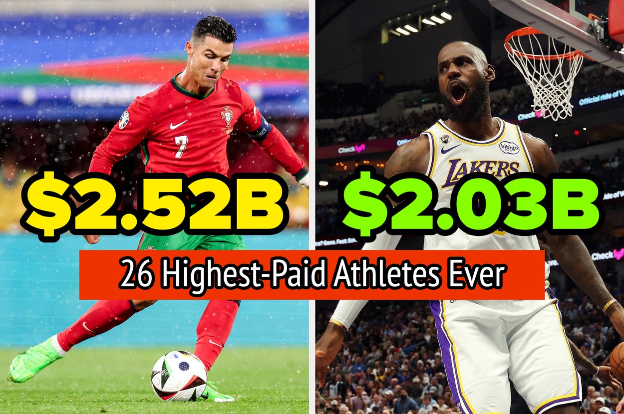 26 Of The Highest Paid Athletes Of All Time
