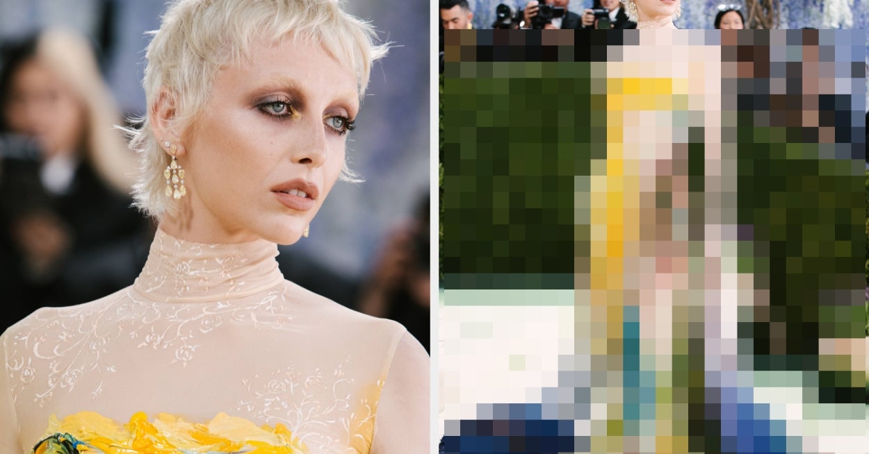 Emma Chamberlain's Painted Met Gala Dress Might Be My Favorite Look Of The Night