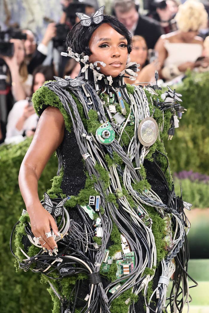 Janelle Mone's Futuristic Met Gala Outfit Goes Viral