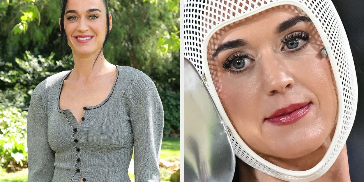 Met Gala: Katy Perry Wears Mask, Grills