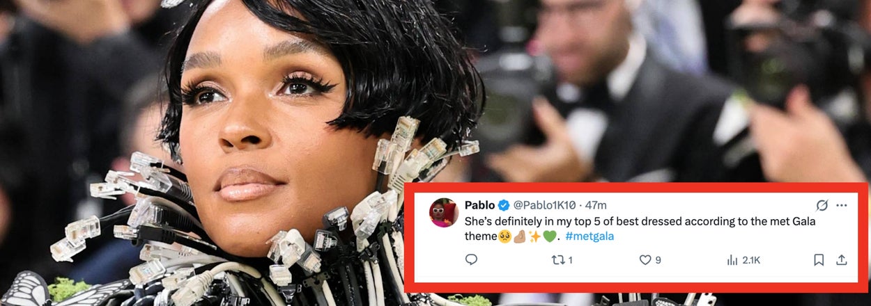 Janelle Monáe Just Landed At The 2026 Met Gala With A Showstopping Look Complete With Animatronics