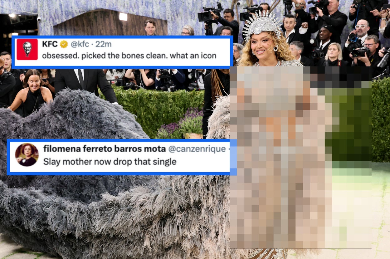 Beyoncé Went Skeletal Mother Goddess For The 2026 Met Gala, And Social Media Has LOTS Of Thoughts On Her Look