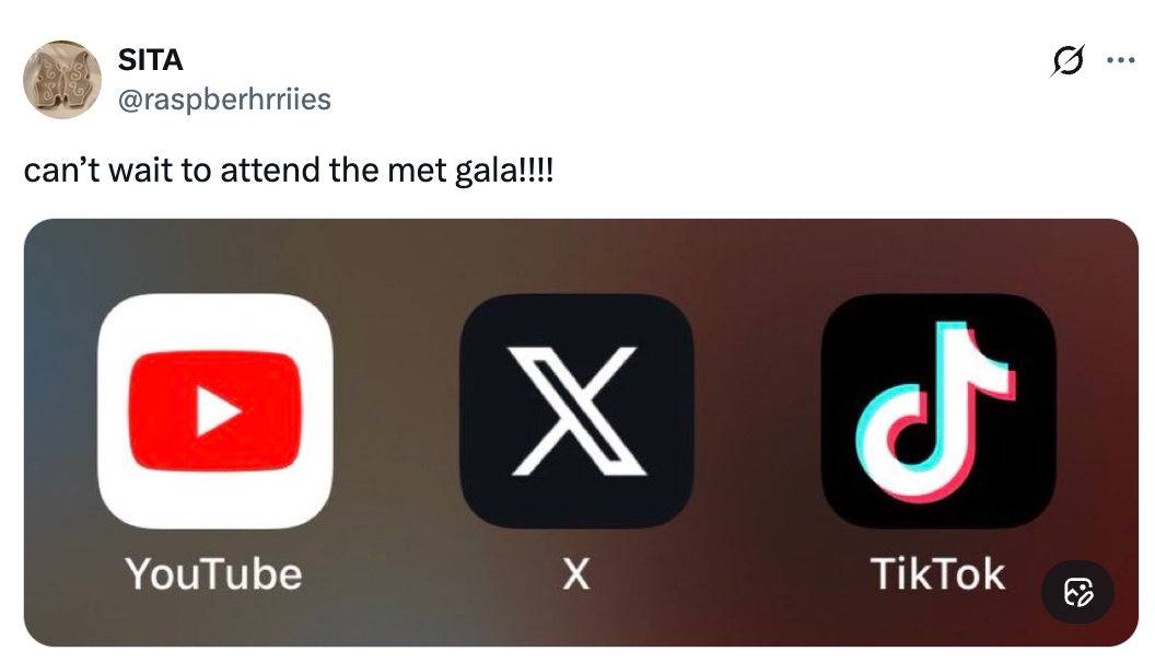 Tangkapan layar dari tweet yang berbunyi 