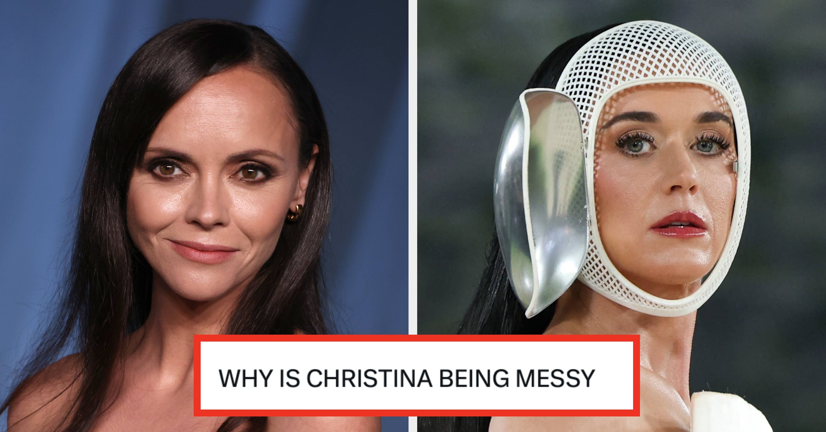 People Are Reacting To Christina Ricci's Shady One-Word Comment About Katy Perry And Connor Storrie At The Met Gala