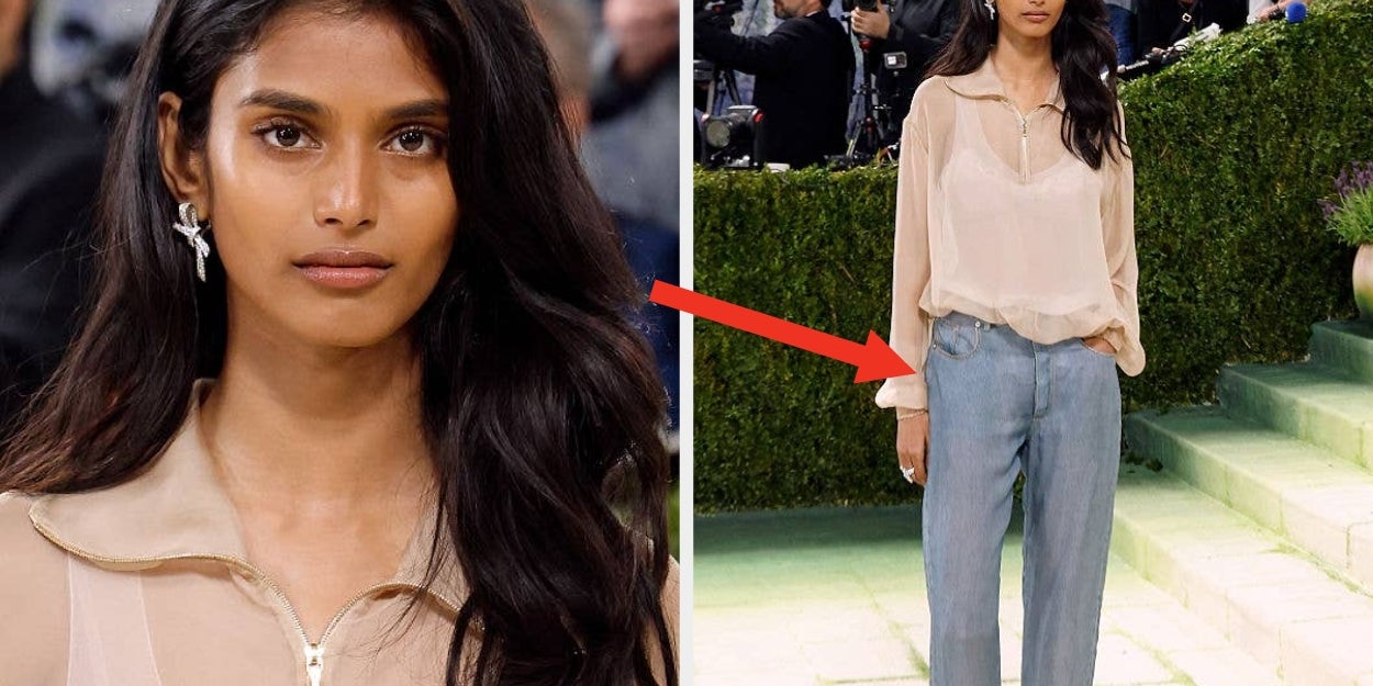 Here's Why That Model Wore Jeans To The Met Gala