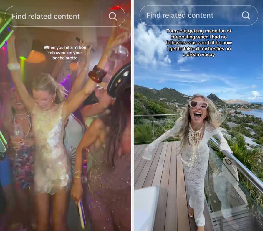Influencer's Bachelorette Trip Sparks Online Debate Influencer's Bachelorette Trip Sparks Online Debate
