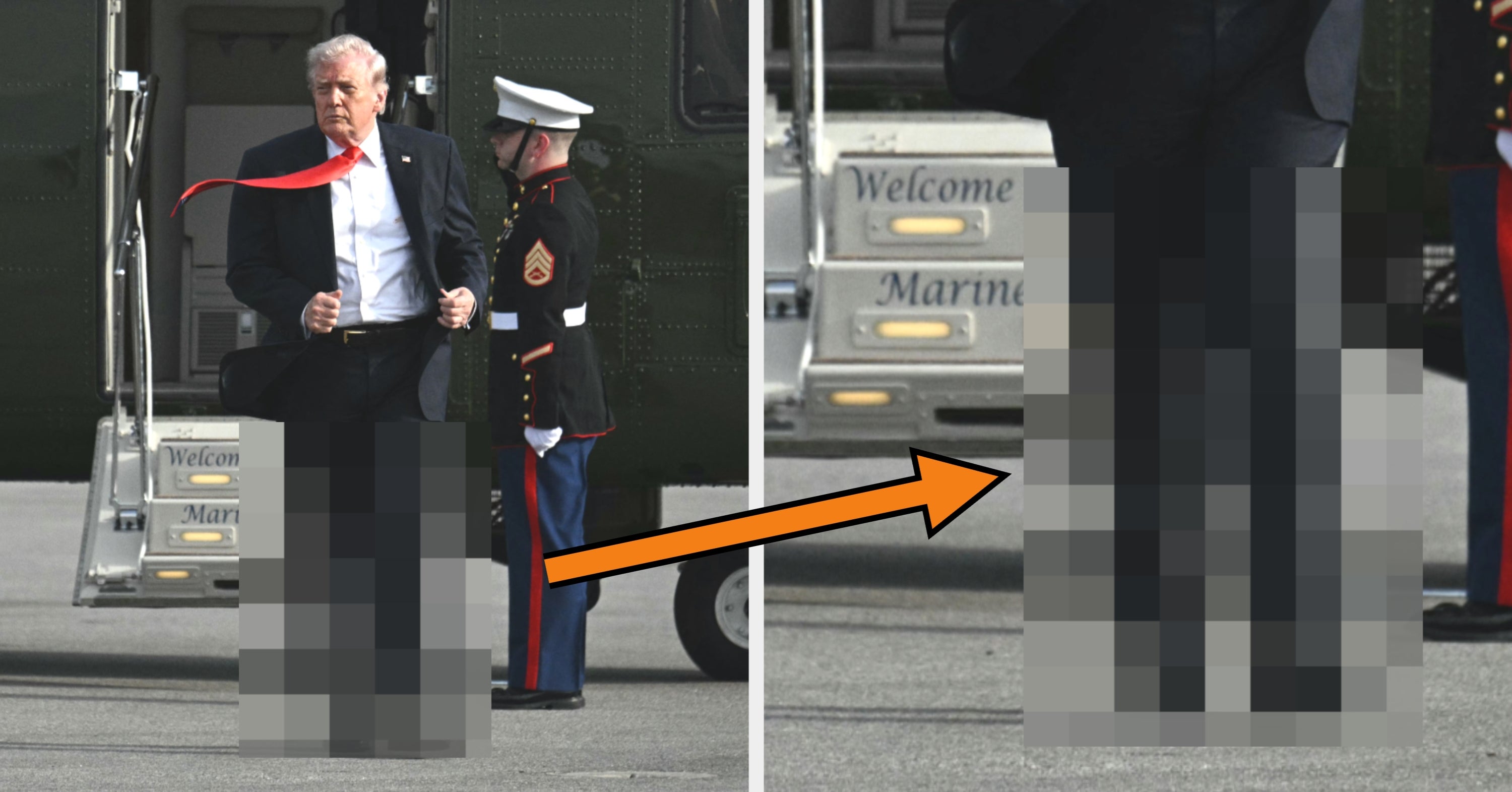 Donald Trump Did Something Super Weird After He Got Off Marine One In Florida, And Everyone Is Like, "WTF?"