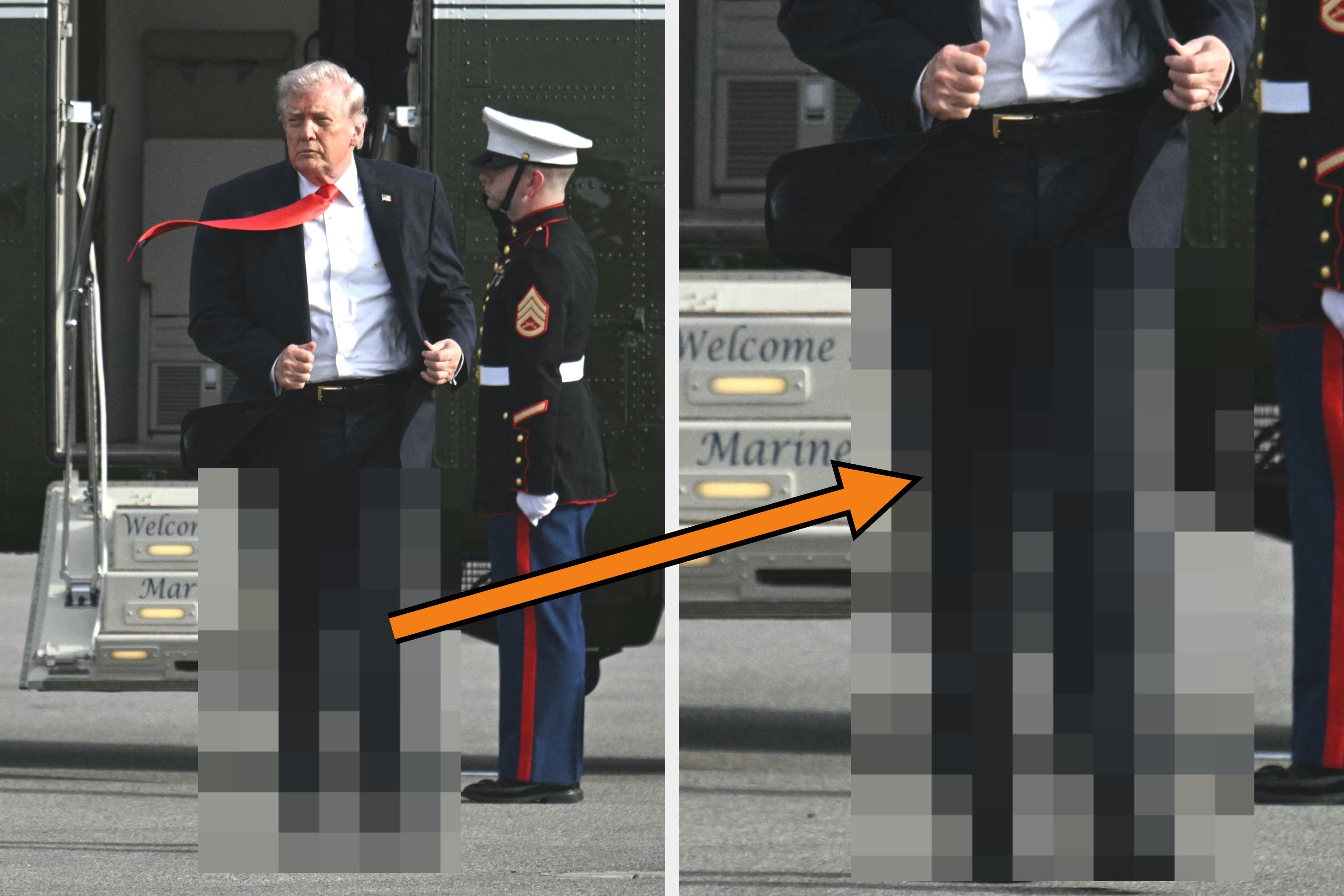 Breaking News Donald Trump Did Something Super Weird After He Got Off Marine One In Florida, And Everyone Is Like, "WTF?" Everything all right there, bud? Kelley Greene •  just now