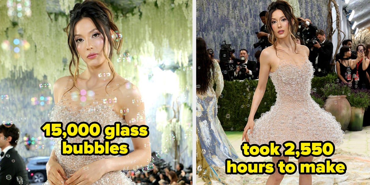 Eileen Gu's Met Gala Bubble Dress Is Going Viral