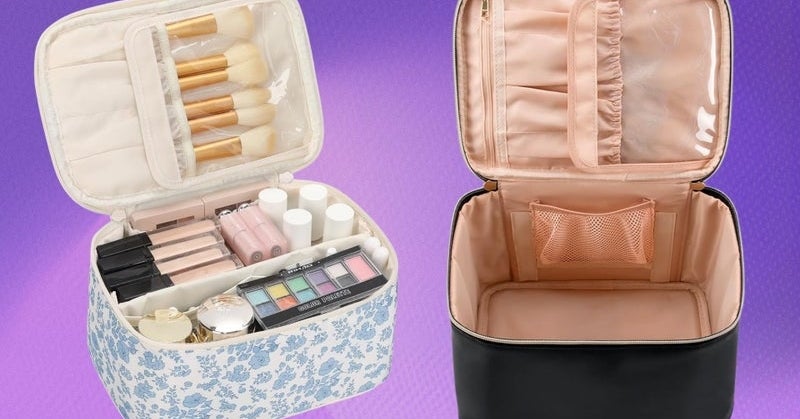 This $14 Makeup Organizer Just Solved All My Small-Bathroom Problems