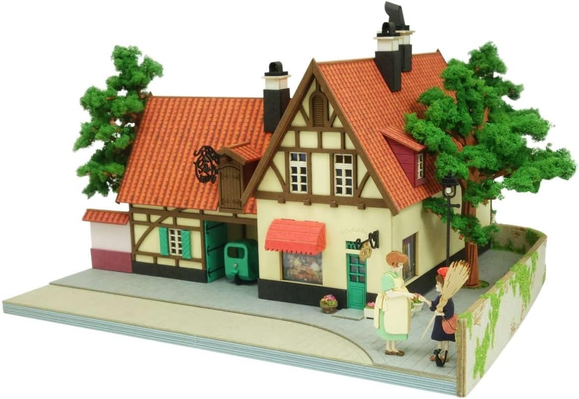 さんけい スタジオジブリ作品シリーズ 魔女の宅急便 グーチョキパン店 ペーパークラフト（Amazonより）