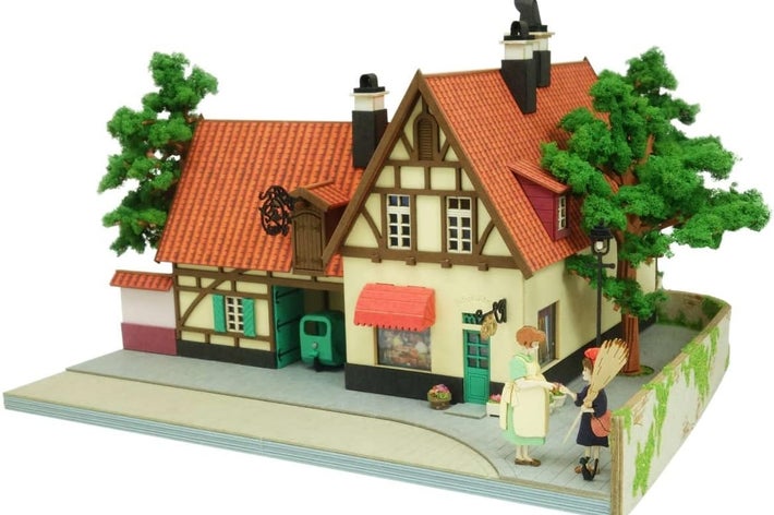 さんけい スタジオジブリ作品シリーズ 魔女の宅急便 グーチョキパン店 ペーパークラフト（Amazonより）