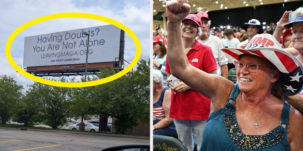 36 Places People Say Are "Teetering" And Desperate For A "Leaving MAGA" Billboard