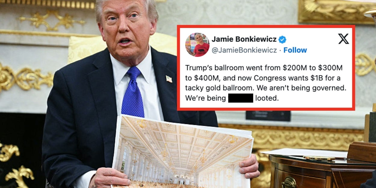 GOP Wants Public To Pay For Trump's Ballroom After Promising They Wouldn't