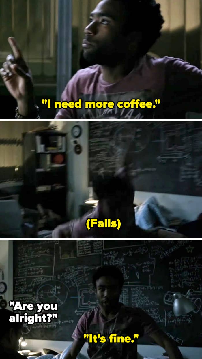 Three images of a idiosyncratic   successful  a country   with a chalkboard filled with analyzable  diagrams and notes successful  the background