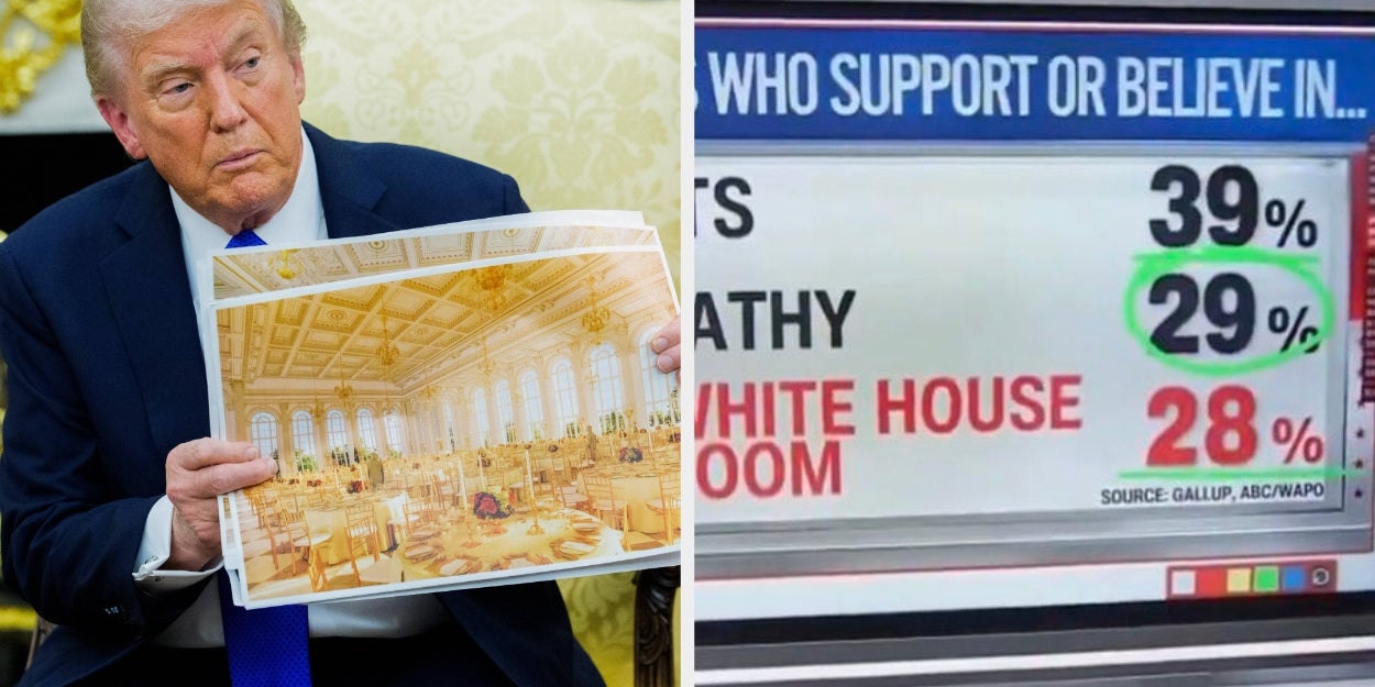 This New Poll About Trump’s Ballroom Is So Absurd And So Deeply Funny