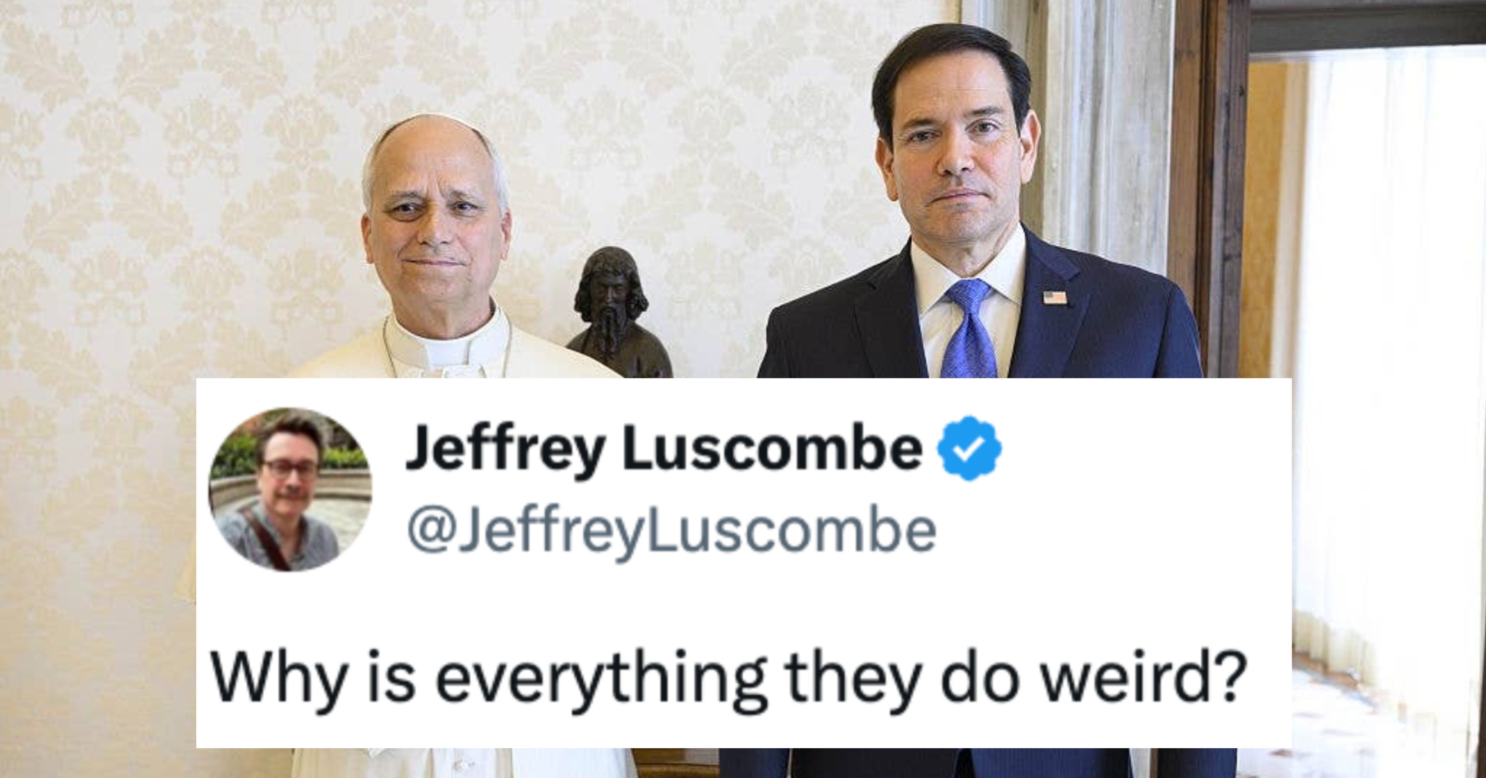 Marco Rubio Just Visited The Pope, And The Gift He Brought With Him Is Going Viral For All The Wrong Reasons