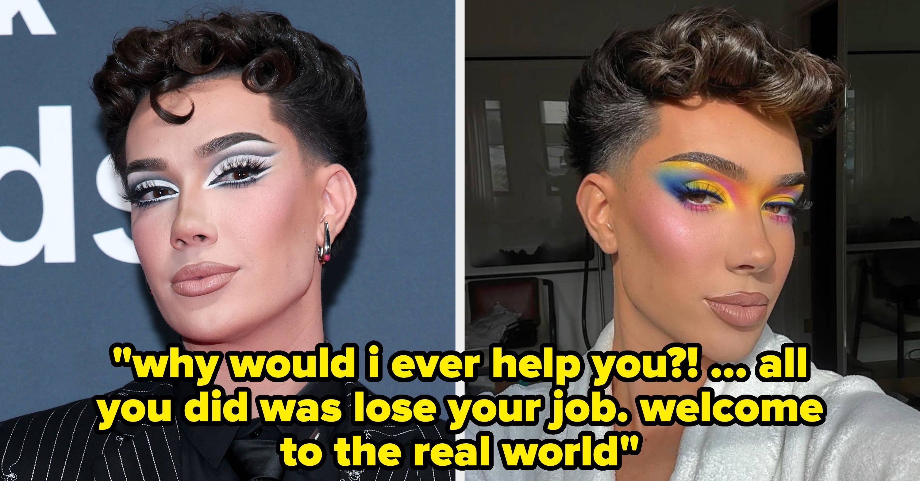 “Why Would I Ever Help You?”: James Charles Called Someone “Entitled” And “Lazy” For Sending Him A GoFundMe Link After Allegedly Losing Their Spirit Airlines Job, And People Are Horrified