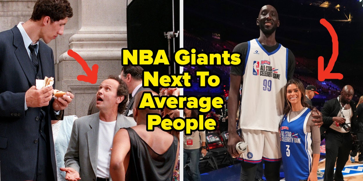 NBA Giants: Tallest Players Towering Over Average People