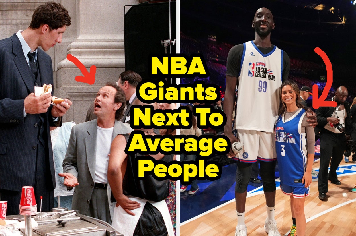 These Photos Of The Tallest NBA Players Next To Regular People Are Genuinely Hard To Comprehend
