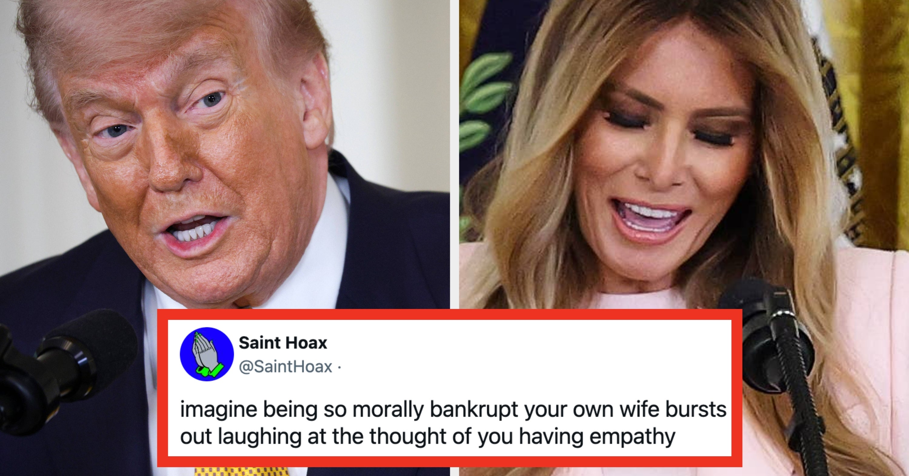 Melania Just Praised Trump's 