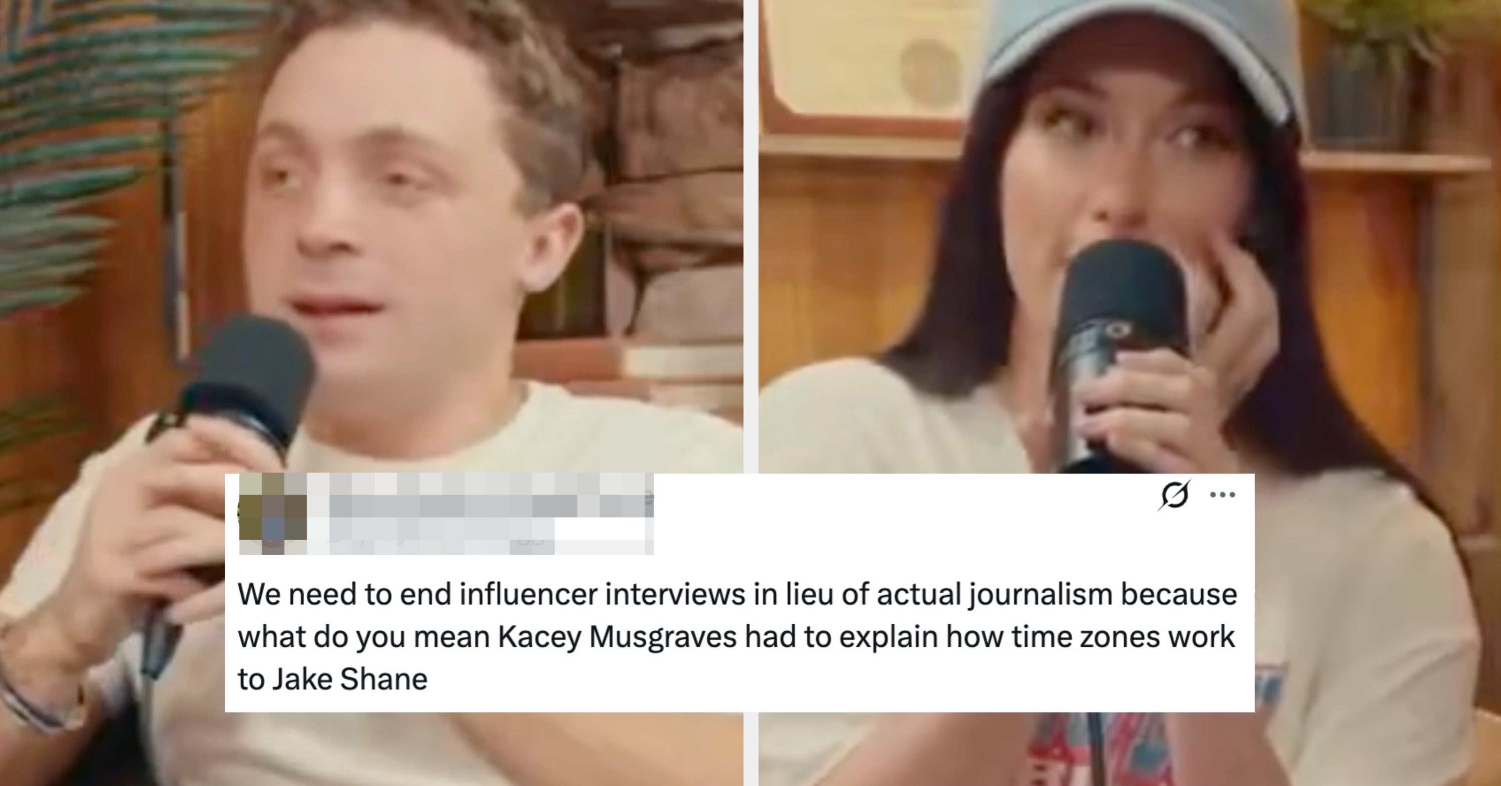 People Are ROASTING Jake Shane For His Kacey Musgraves Interview, And Holy Sh*t This IS Cringe