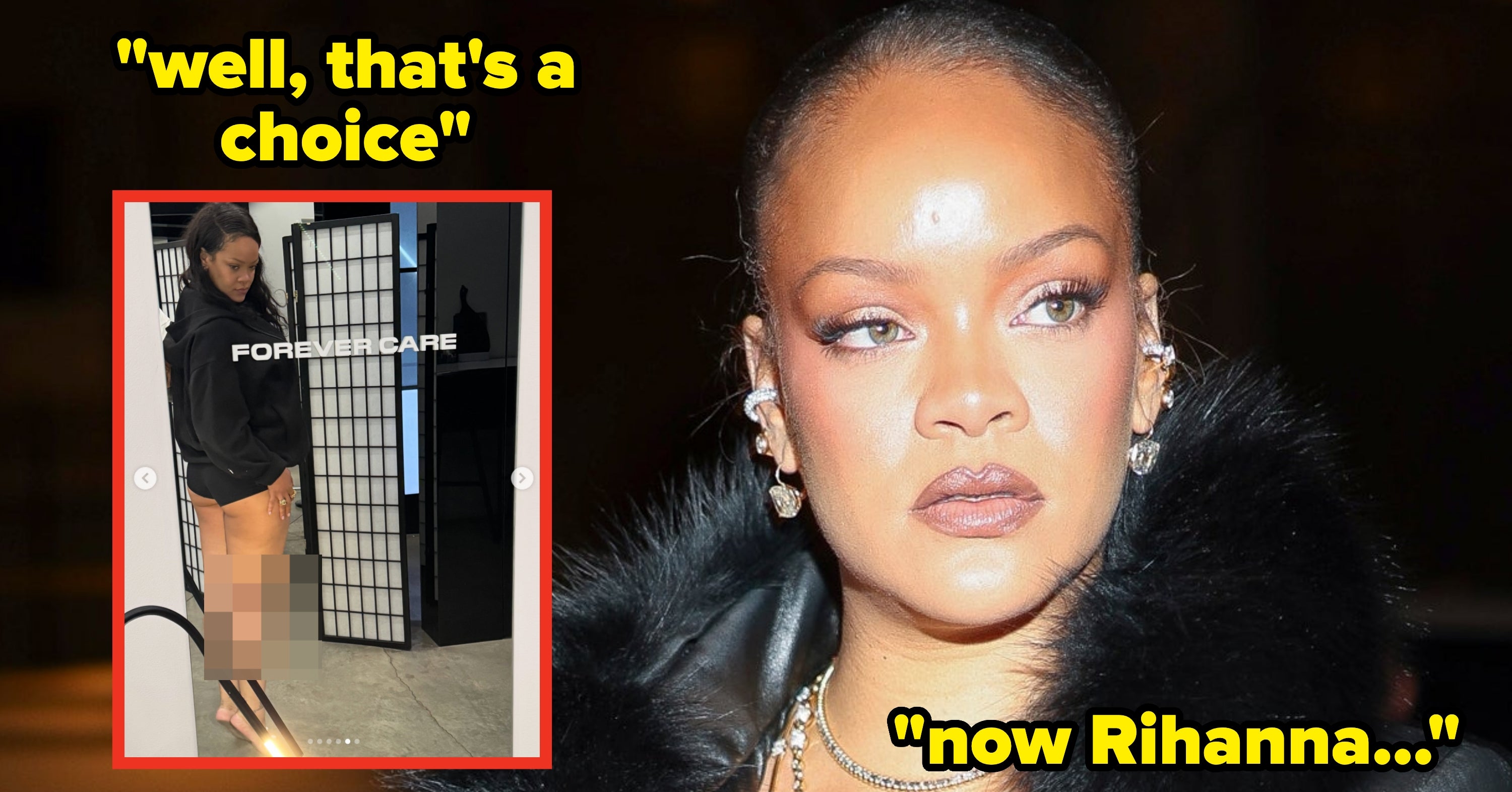 Rihanna's New Tattoo Was "Designed By Her Babies," And You Need To See It